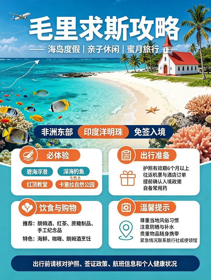 毛里求斯旅游攻略_中外旅游_带你玩转毛里求岛国 
